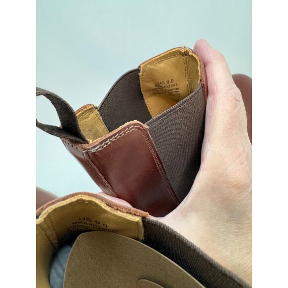 Nisolo Marco Everyday Chelsea Boot Terracotta Leather Men’s Size 9 New - Picture 8 of 13